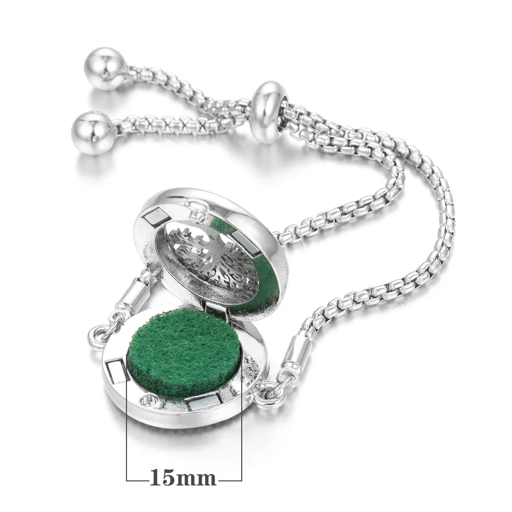 Bracelet Stainless Steel Perfume Locket